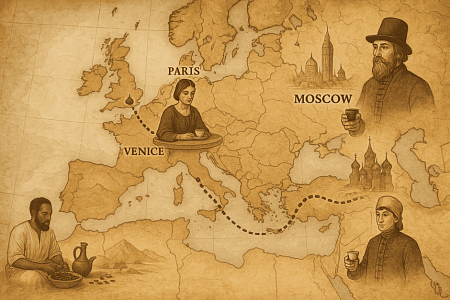 От Петра I до наших дней: история о том, как кофе появился в России